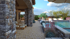Arizona House Exterior 06 - Pool Area