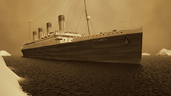 Titanic in Sepia